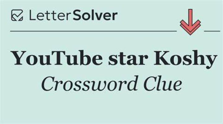 Actress/YouTube star Koshy Crossword Clue