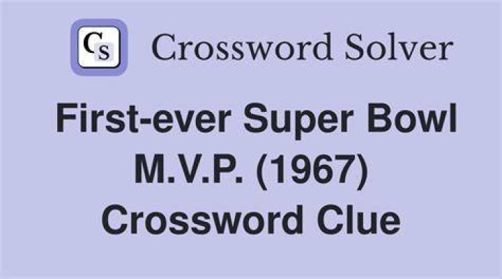 Bart who was the first Super Bowl M.V.P. Crossword Clue