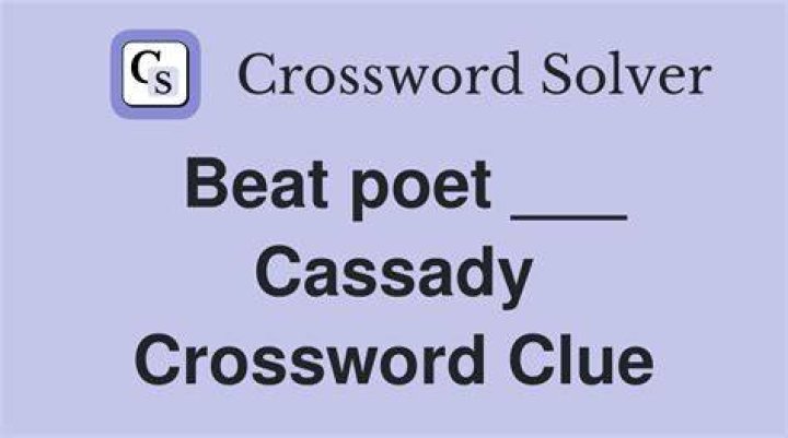 Beat poet Ginsberg Crossword Clue