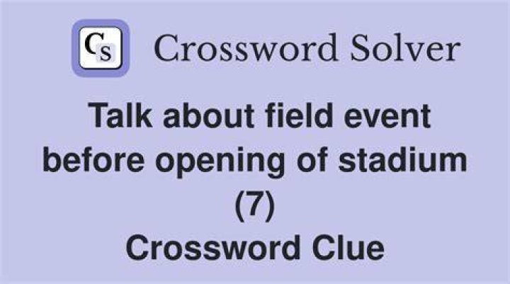 Before opening? Crossword Clue