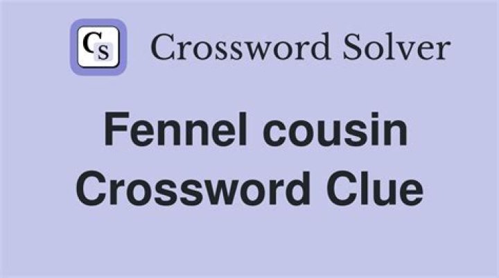 Flavor similar to fennel Crossword Clue