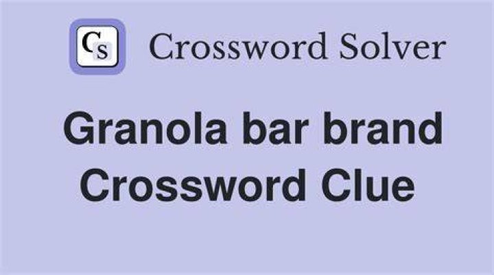 Granola treat Crossword Clue