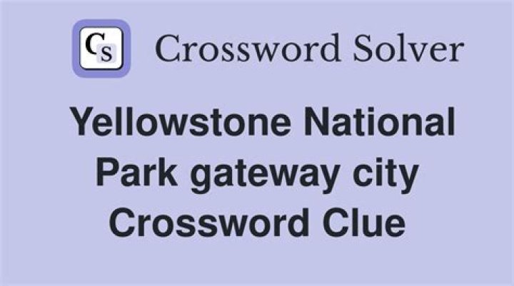 National park freebie Crossword Clue