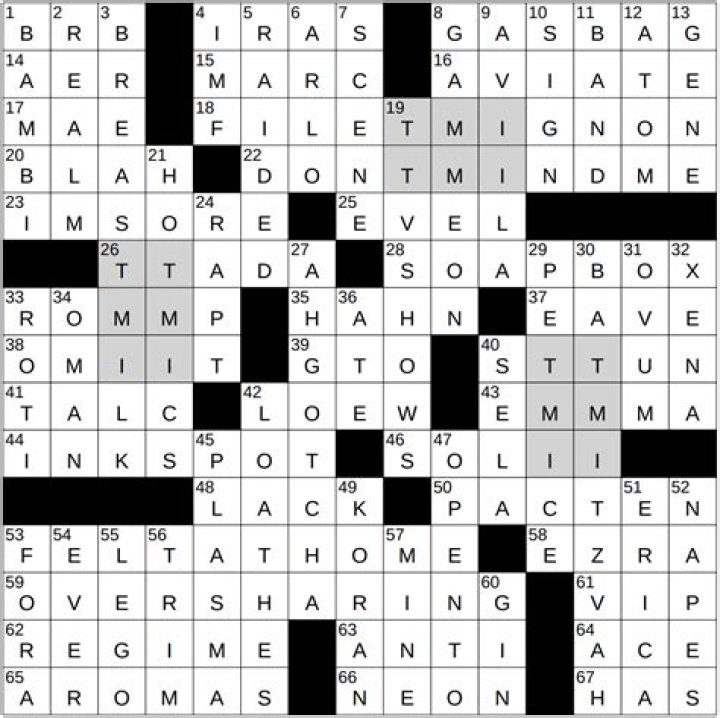 Nine-person combo Crossword Clue