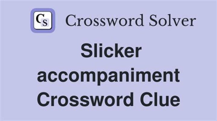 ___ slicker Crossword Clue