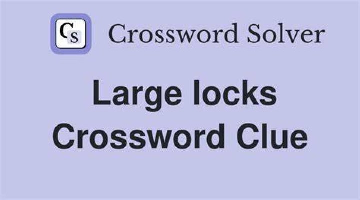 Thick locks Crossword Clue