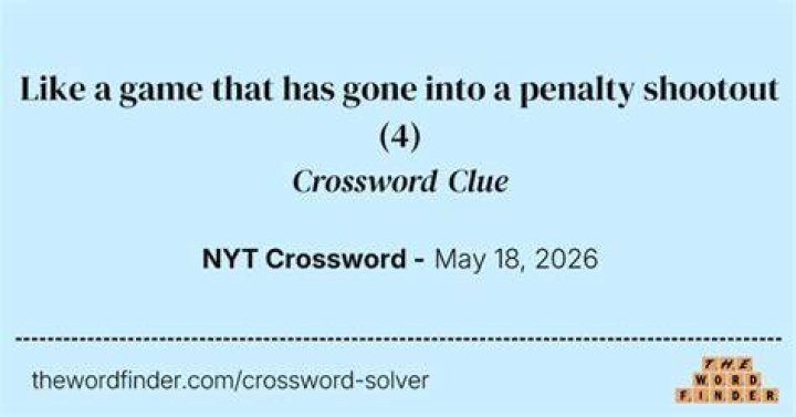 Time for a shootout Crossword Clue